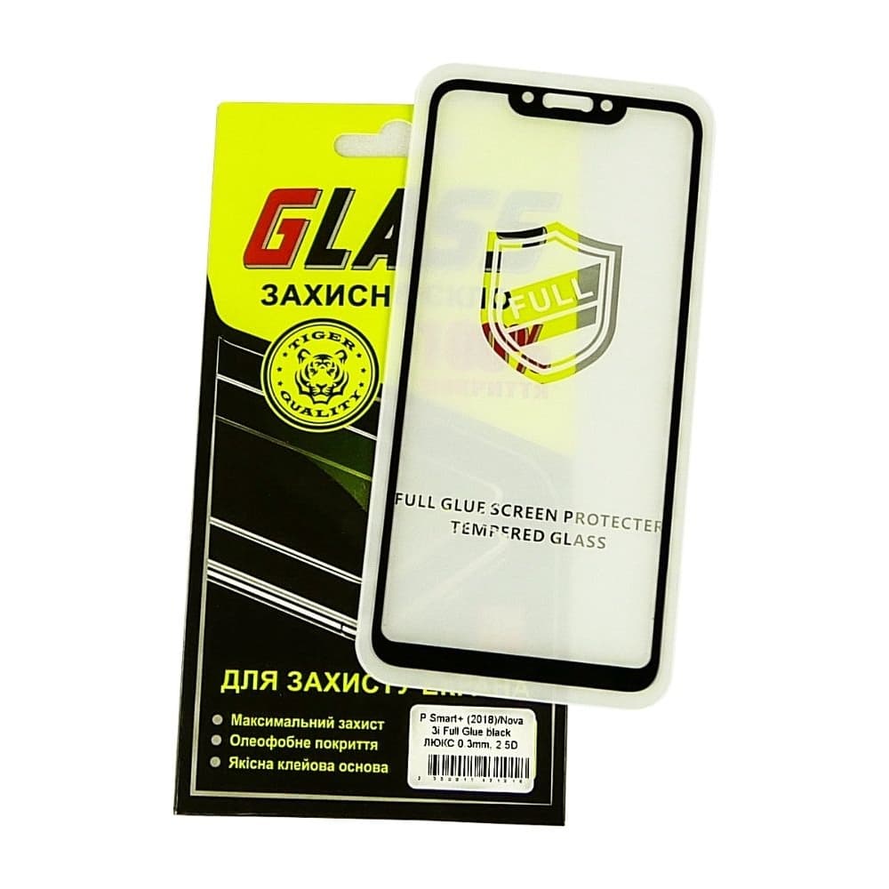 ������� ���� Huawei P Smart Plus, Mate 20 Lite, Nova 3i, �����, ����, 0.25 ��, 2.5D, iNobi, Full Glue, ���� �� ��� ��������, ������ � ������ | ���������� �������� ������