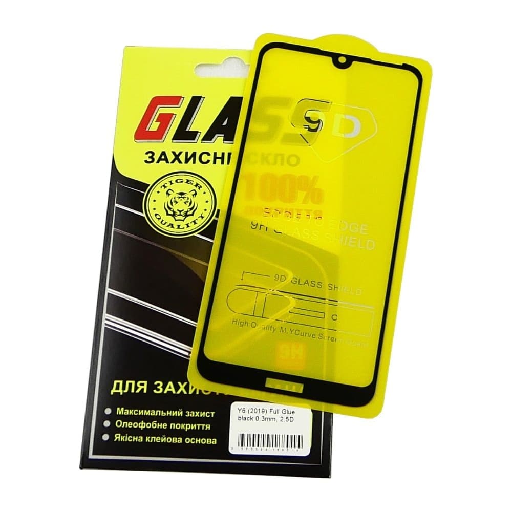 ������� ���� Huawei Y6 (2019), Y6 Prime (2019), Y6 Pro (2019), Y6S, Honor 8A, �����, 0.3 ��, 2.5D, iNobi, Full Glue, ���� �� ��� ��������, ������ � ������ | ���������� �������� ������