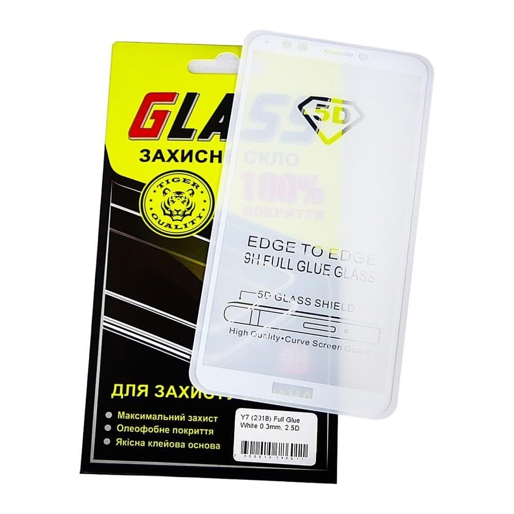 ������� ���� Huawei Y7 (2018), ���, 0.3 ��, 2.5D, iNobi, Full Glue, ���� �� ��� ��������, ������ � ������ | ���������� �������� ������