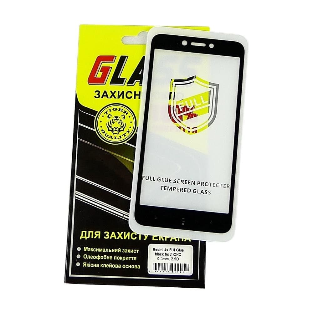 ������� ���� Xiaomi Redmi 4X, �����, ����, 0.25 ��, 2.5D, iNobi, Full Glue, ���� �� ��� ��������, ������ � ������ | ���������� �������� ������