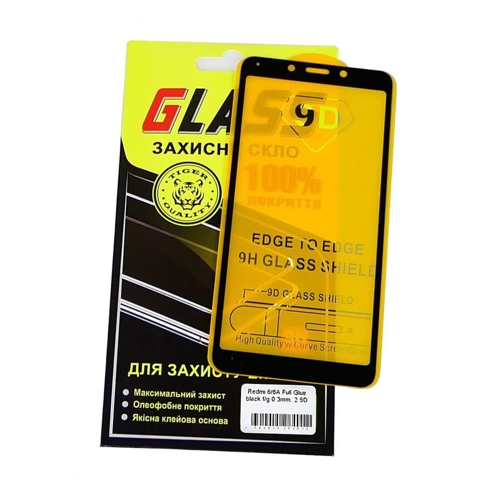 ������� ���� Xiaomi Redmi 6, Redmi 6A, �����, 0.3 ��, 2.5D, iNobi, Full Glue, ���� �� ��� ��������, ������ � ������ | ���������� �������� ������
