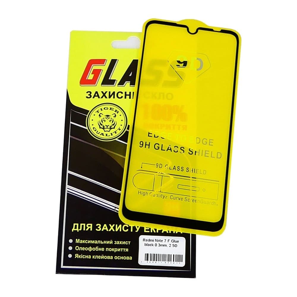 ������� ���� Xiaomi Redmi Note 7, Redmi Note 7 Pro, �����, 0.3 ��, 2.5D, iNobi, Full Glue, ���� �� ��� ��������, ������ � ������ | ���������� �������� ������