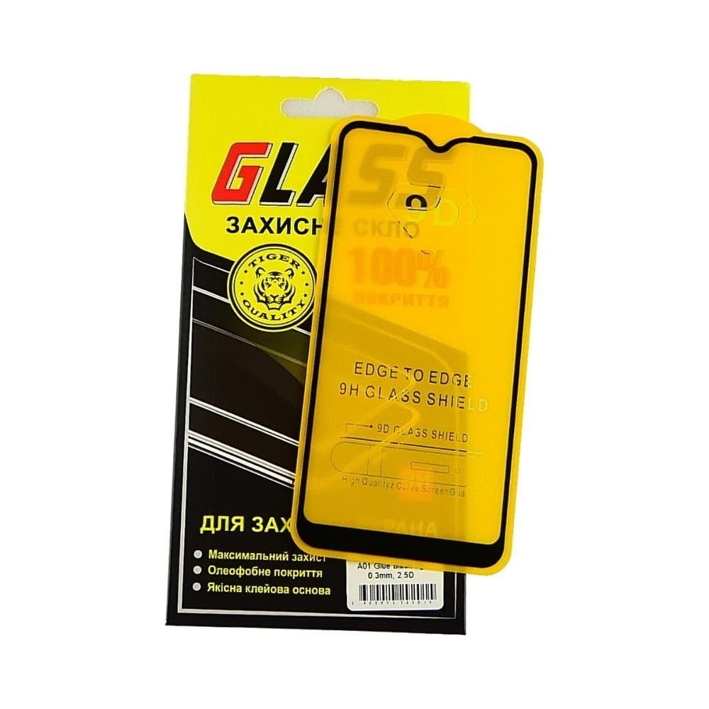 ������� ���� Samsung SM-A015 Galaxy A01, SM-M015 Galaxy M01, �����, 0.3 ��, 2.5D, iNobi, Full Glue, ���� �� ��� ��������, ������ � ������ | ���������� �������� ������