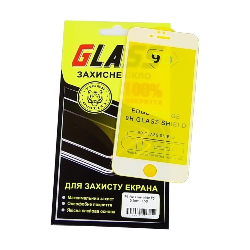 ������� ���� Apple iPhone 6, iPhone 6S, ���, 0.3 ��, 2.5D, iNobi, Full Glue, ���� �� ��� ��������, ������ � ������ | ���������� �������� ������