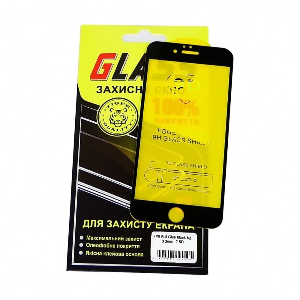 ������� ���� Apple iPhone 6, iPhone 6S, �����, 0.3 ��, 2.5D, iNobi, Full Glue, ���� �� ��� ��������, ������ � ������ | ���������� �������� ������