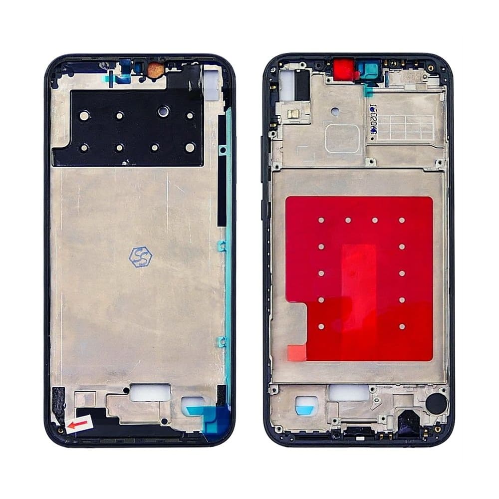 Рамка (основа) крепления дисплея Huawei P20 Lite, Nova 3e, черная