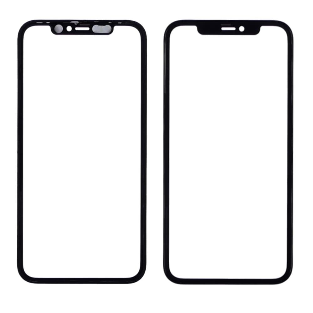 Стекло дисплея Apple iPhone 11, черное, с OCA-пленкой, с рамкой, с OCA-пленкой, High Copy | стекло тачскрина