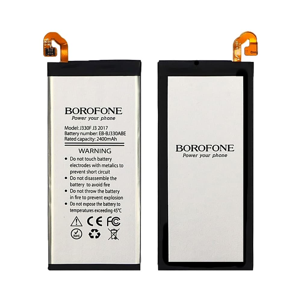 Акумулятор Samsung SM-J330 Galaxy J3 (2017), EB-BJ330ABE, Borofone | 3-12 міс. гарантії | АКБ, батарея, аккумулятор