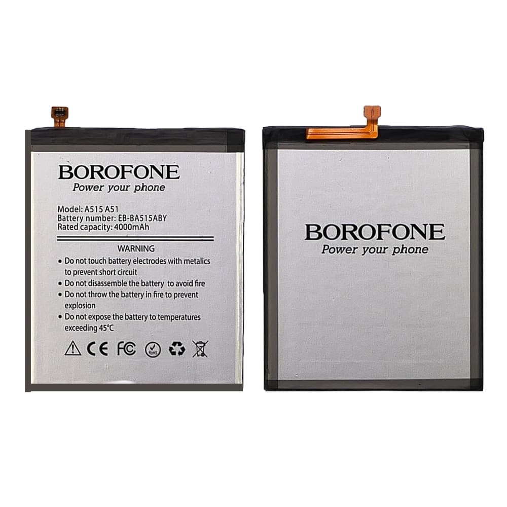 Акумулятор Samsung SM-A515 Galaxy A51, EB-BA515ABY, Borofone | 3-12 міс. гарантії | АКБ, батарея, аккумулятор