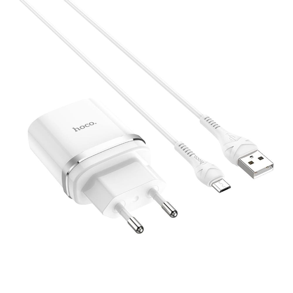 ������� �������� ���������� Hoco C12Q, 1 USB, 3.0 �, 18 ��, Quick Charge 3.0, Micro-USB, �����
