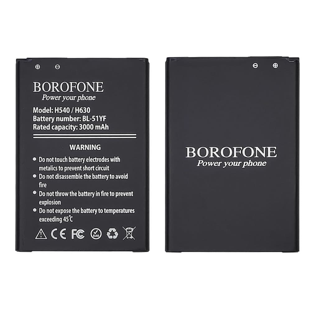 ���������� LG F500 G4, H540 G4, H630 G4, H810 G4, H811 G4, H815 G4, H818N G4, H818P G4, BL-51YF, Borofone | 3-12 ��. ������ | ���, �������, �����������