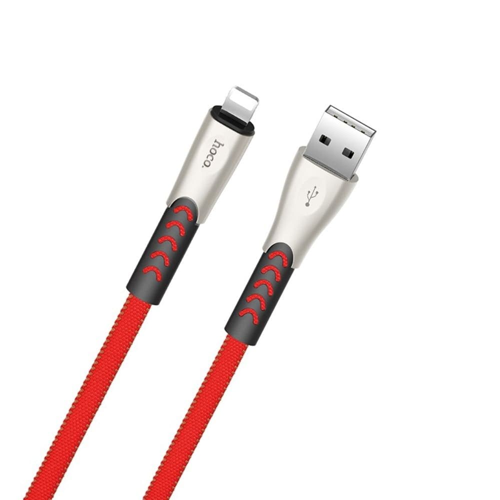 USB-������ Hoco U48, Lightning, 120 ��, �������, � ���������� �������, 2.4 �, �������