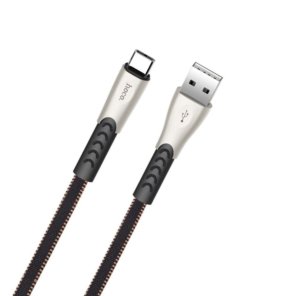 USB-������ Hoco U48, Type-C, 120 ��, �������, � ���������� �������, 2.4 �, ������
