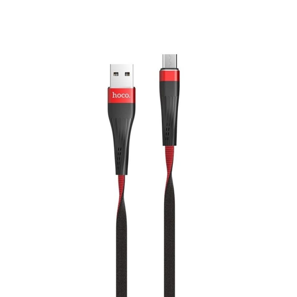USB-������ Hoco U39, Micro-USB, 120 ��, �������, � ���������� �������, 2.4 �, ������