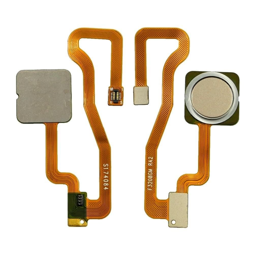 Шлейф Xiaomi Redmi Note 5A Prime, для сканера отпечатка пальца (Touch ID), золотистий, Original (PRC)