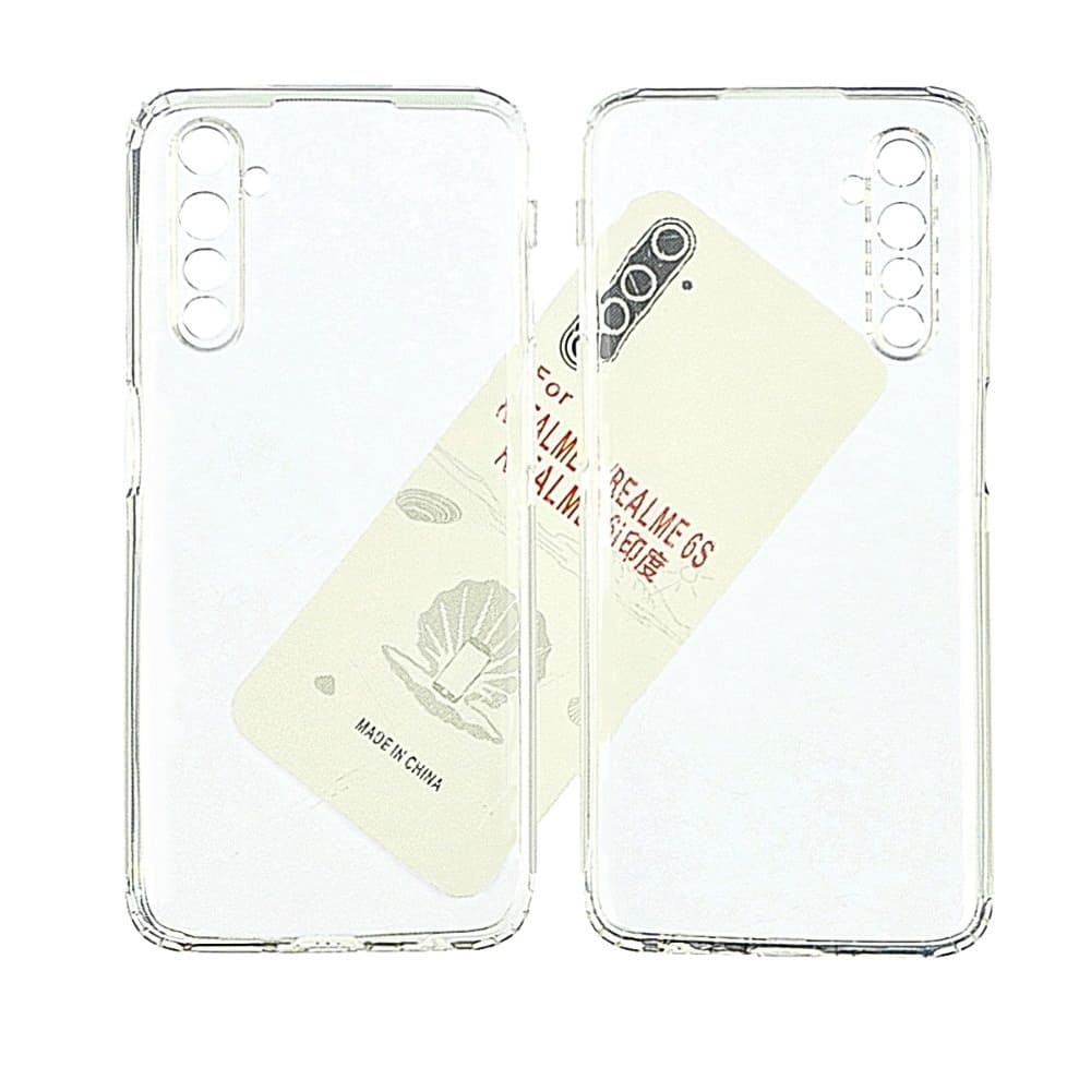 Чехол Realme 6, 6S, силиконовый, KST, прозрачный