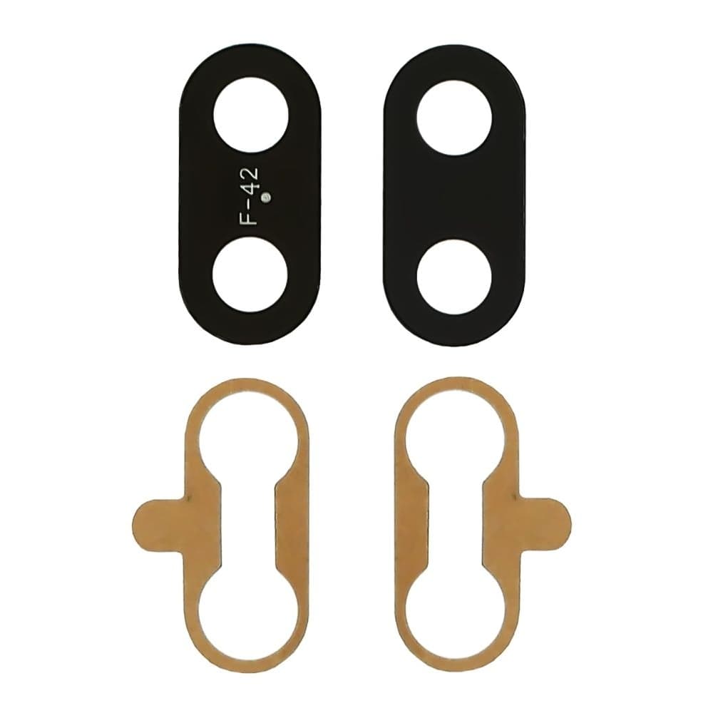 Стекло камеры Oppo A3s, A5s, черное, Original (PRC)