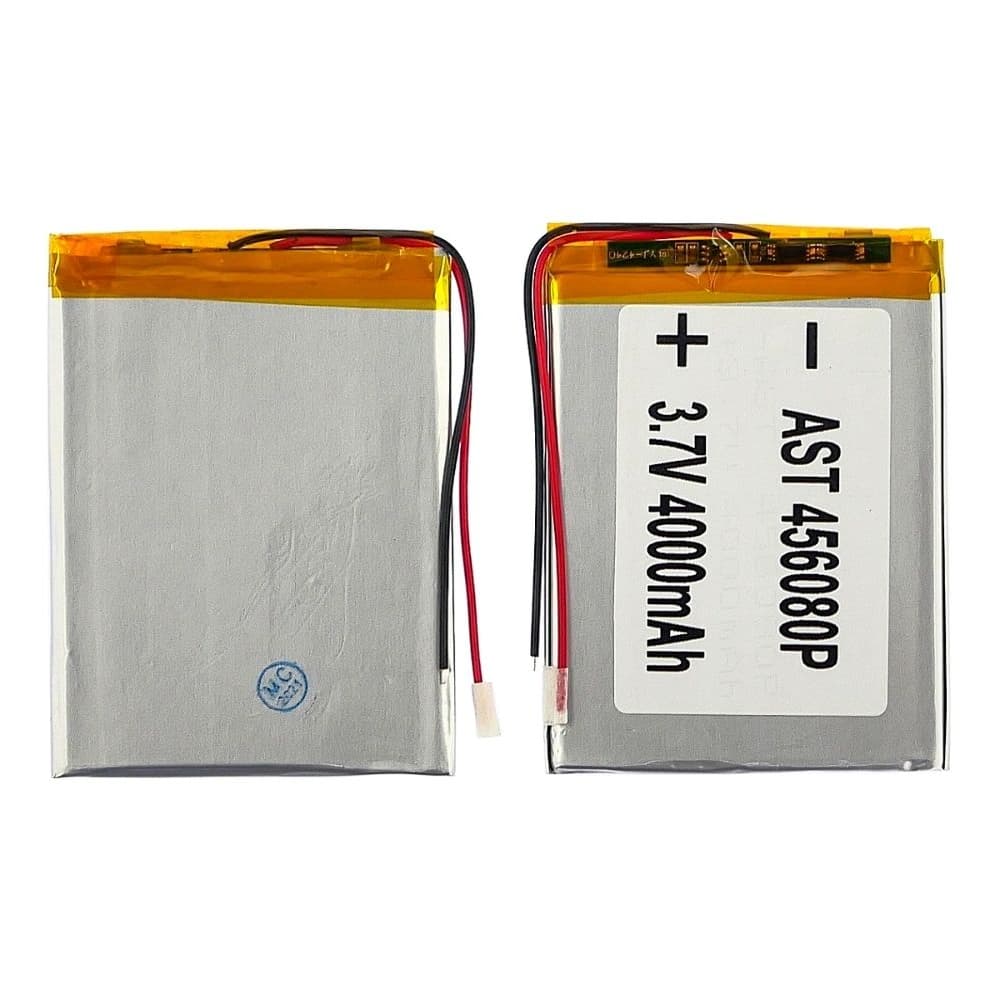 Акумулятор 456080P, універсальний, з контролером, 3,5 х 60 х 80 мм (4000 mAh) | АКБ, батарея, аккумулятор