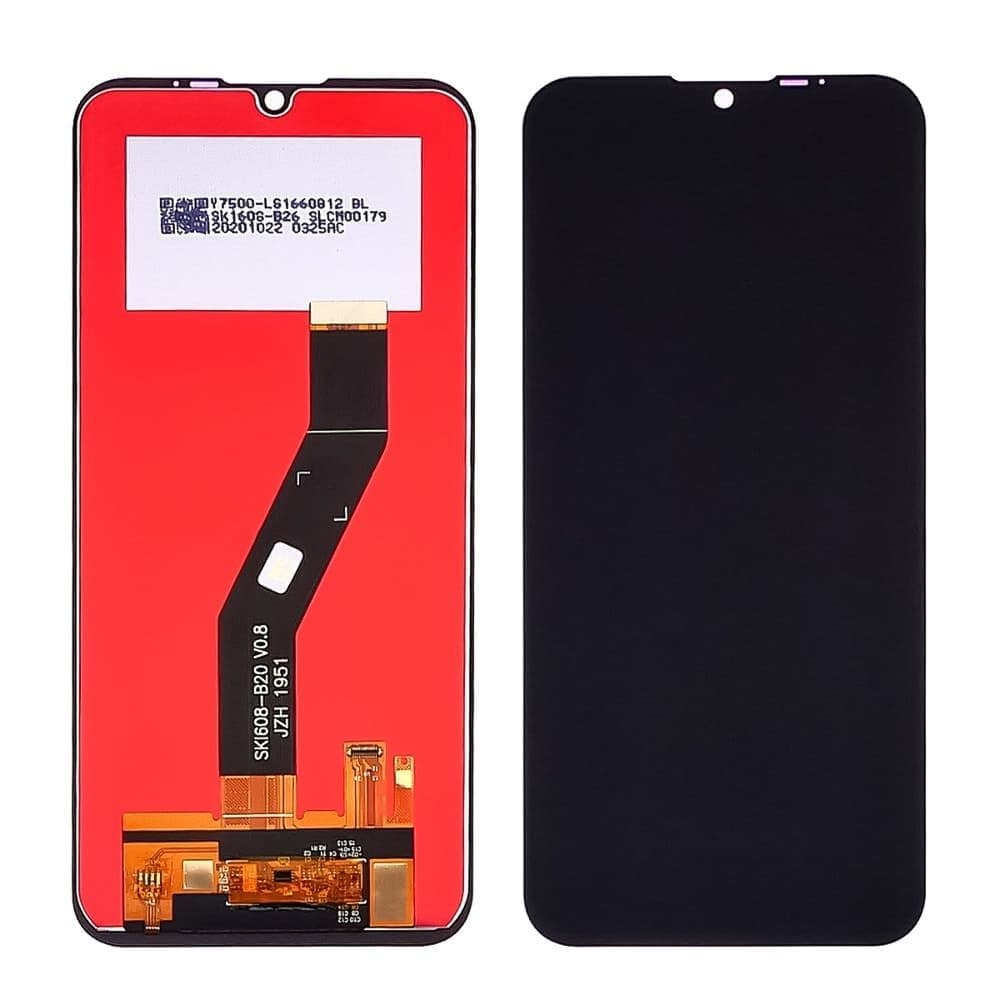 Дисплей Motorola Moto E6s, XT2053, XT2053-2, чорний | з тачскріном | Original (PRC) | дисплейный модуль, экран