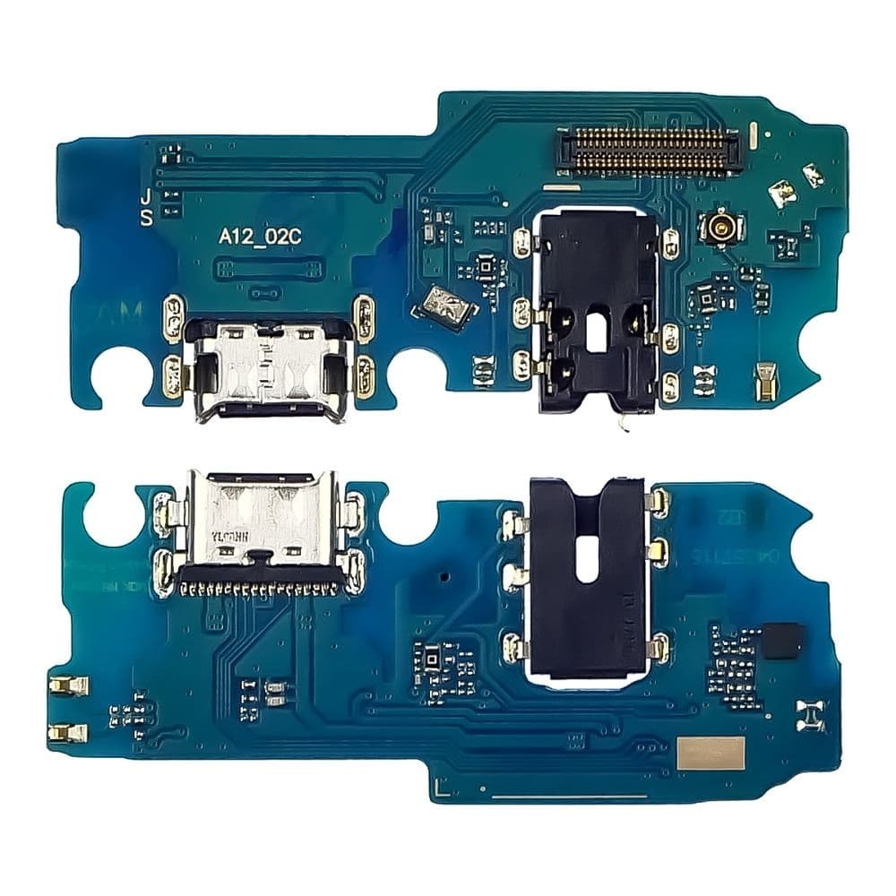 Плата зарядки Samsung SM-A125 Galaxy A12, SM-M127 Galaxy M12, шлейф коннектора зарядки, с микрофоном, High Copy
