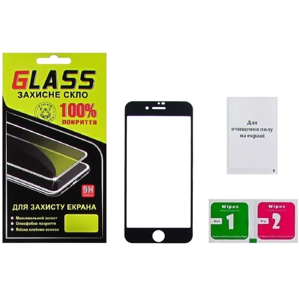 ������� ���� Apple iPhone 7, iPhone 8, iPhone SE 2020, iPhone SE 2022, �����, ����, 0.25 ��, 2.5D, iNobi, Full Glue, ���� �� ��� ��������, ������ � ������ | ���������� �������� ������