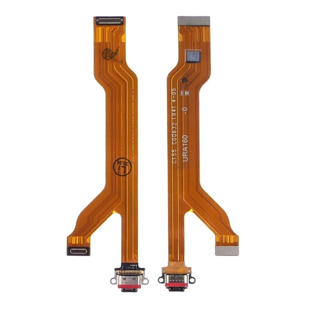 Плата зарядки Realme 5 Pro, шлейф коннектора зарядки, Original (PRC)