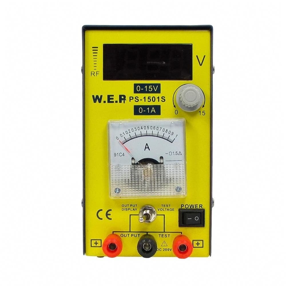 ���� ������� WEP PS-1501S, ����������, 15 V (�������� ���������), 1 A (���������� ���������), RF-���������, ������