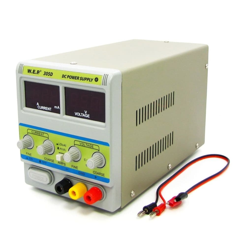 ���� ������� WEP PS-305D-II, � �������������� Hi (A)/Lo (mA), 30V, 5A, �������� ���������