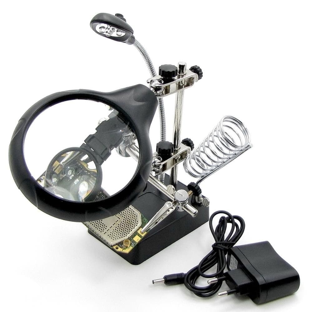 ������ ���� � ��������� MG16129-C, � LED-���������� � ������� ��� (d=85 ��, 2x; d=32 ��, 3.5�; d=32 ��, 5x) | ���������