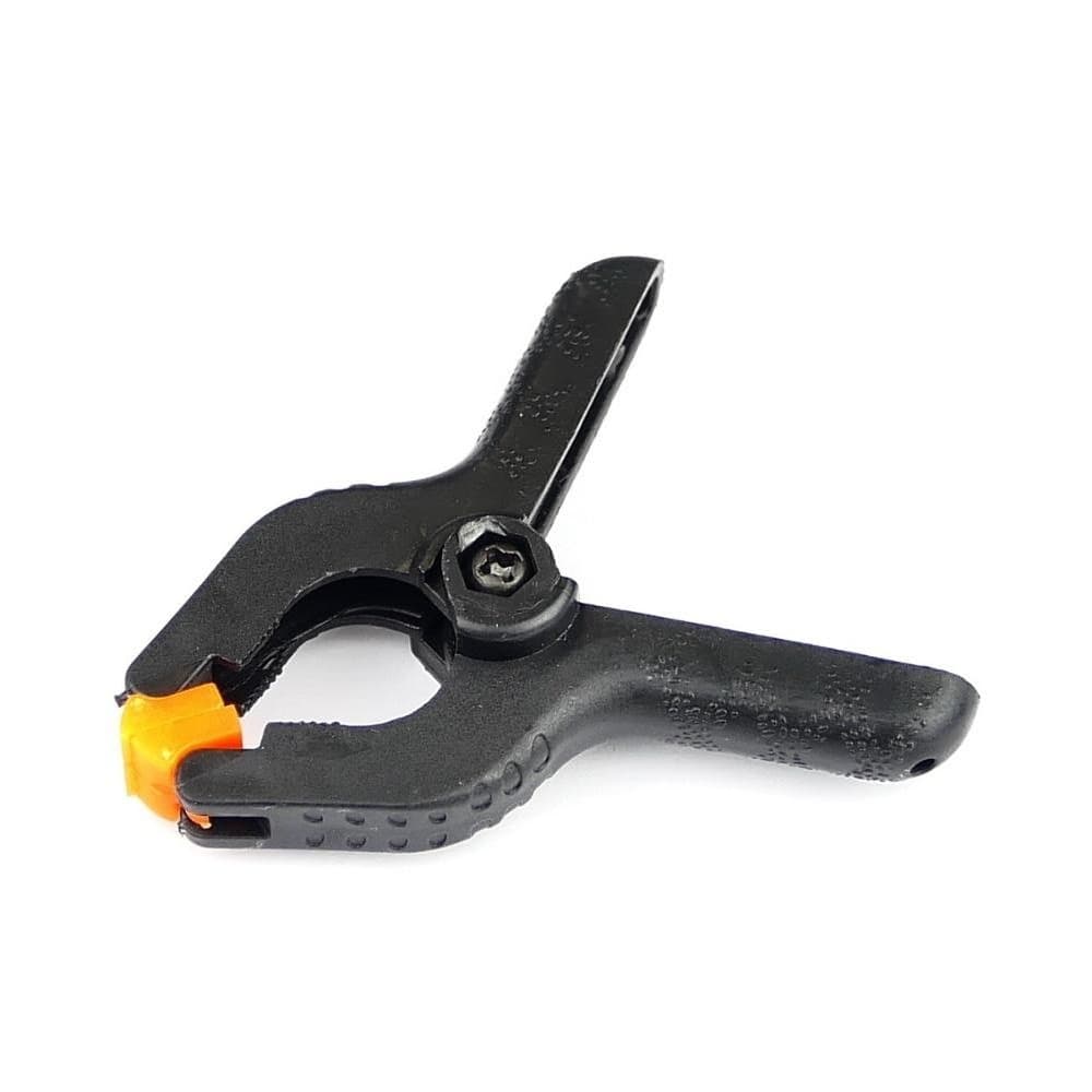 Зажим-прищепка 2", для фиксации дисплейного комплекта в корпусе при установке, требующей склеивания