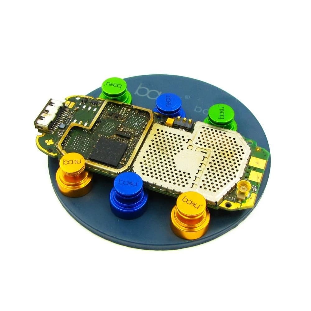 Монтажный столик BAKU BA-694, с магнитными держателями плат, 6 шт.