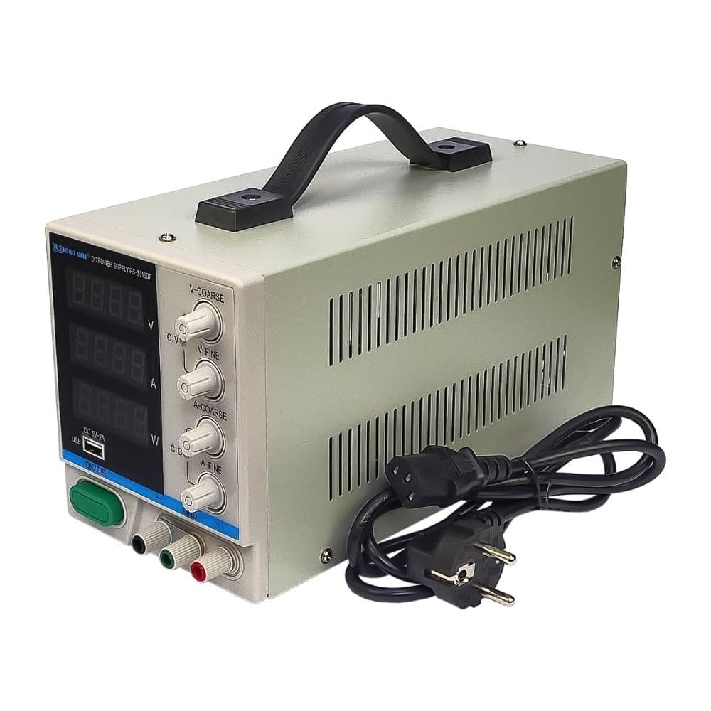 ���� ������� Long Wei PS-3010DF, 30V, 10A, ����������, � �������� ���������� (V, A, W), USB 5V, 2A