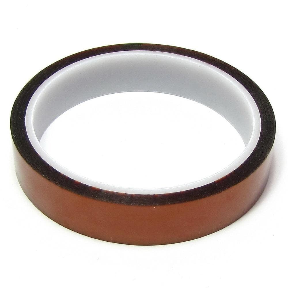 Термоскотч каптоновый, 18 мм | термостойкий скотч