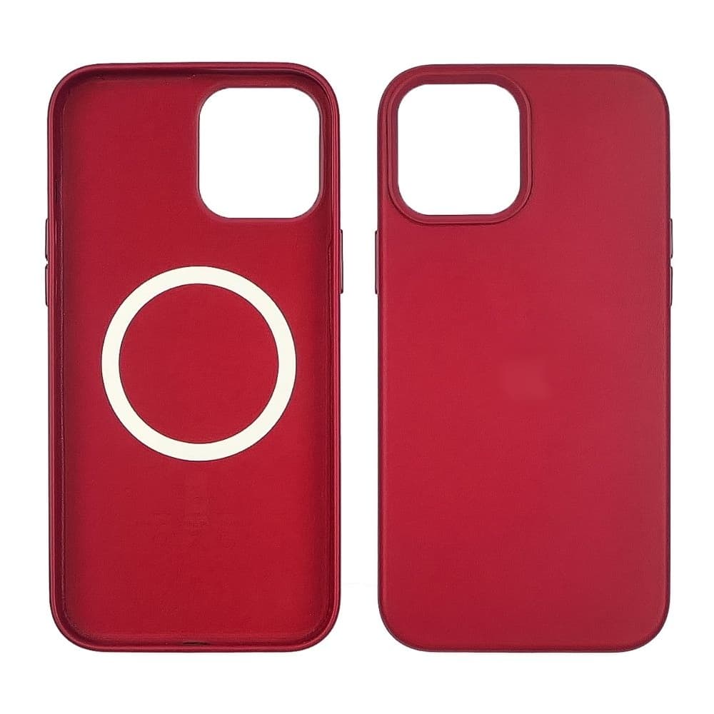 ����� Apple iPhone 12, iPhone 12 Pro, Leather Case with MagSafe, ��������