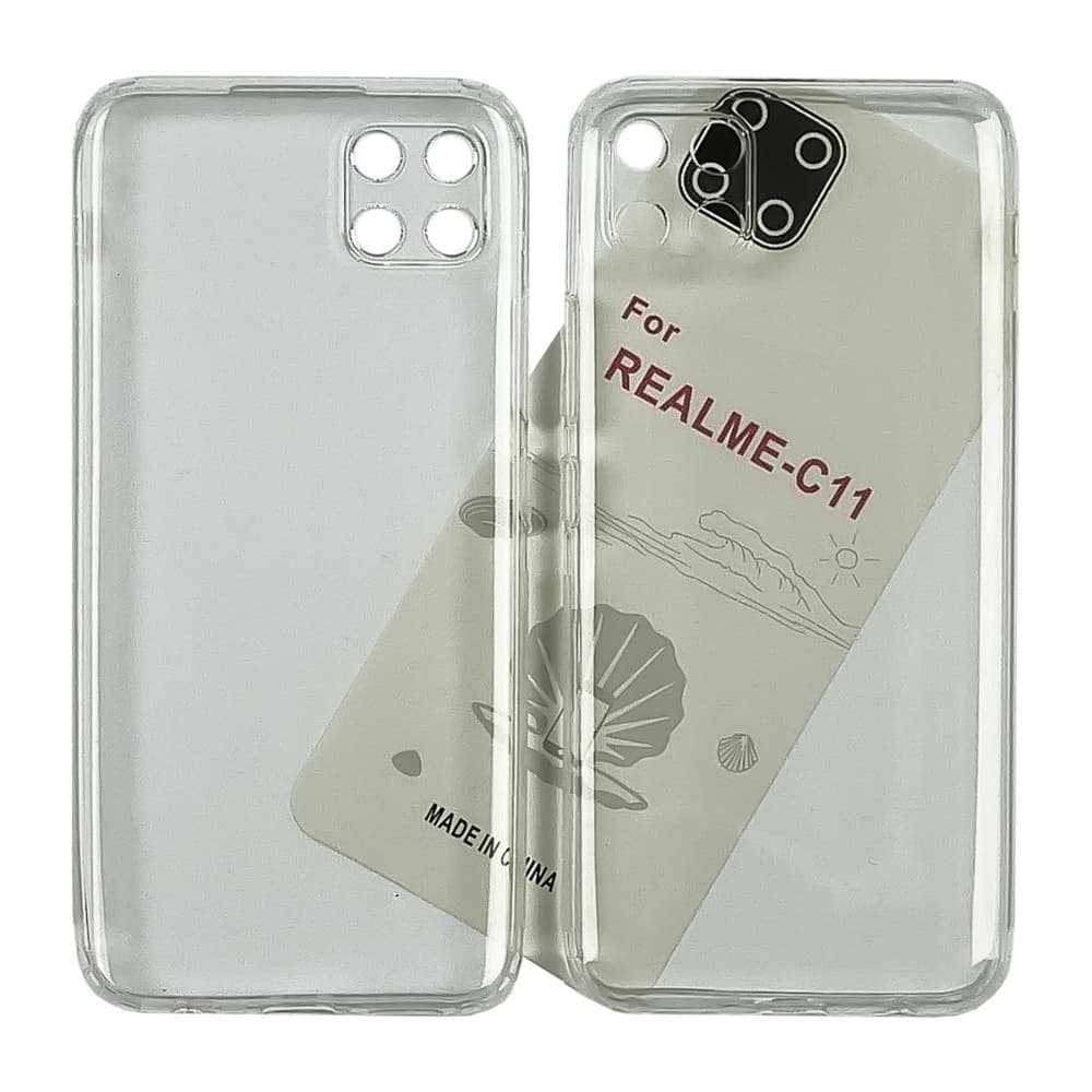 Чехол Realme C11, силиконовый, KST, прозрачный