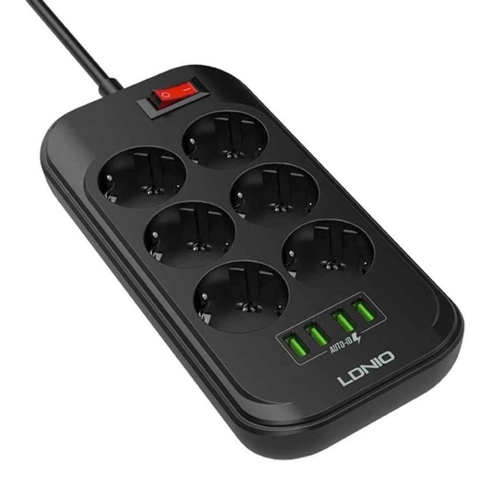 ������� ���������� Ldnio SE6403, 6 �������, 4 USB, 5V, 3.4 �, 17W, ������ 2�