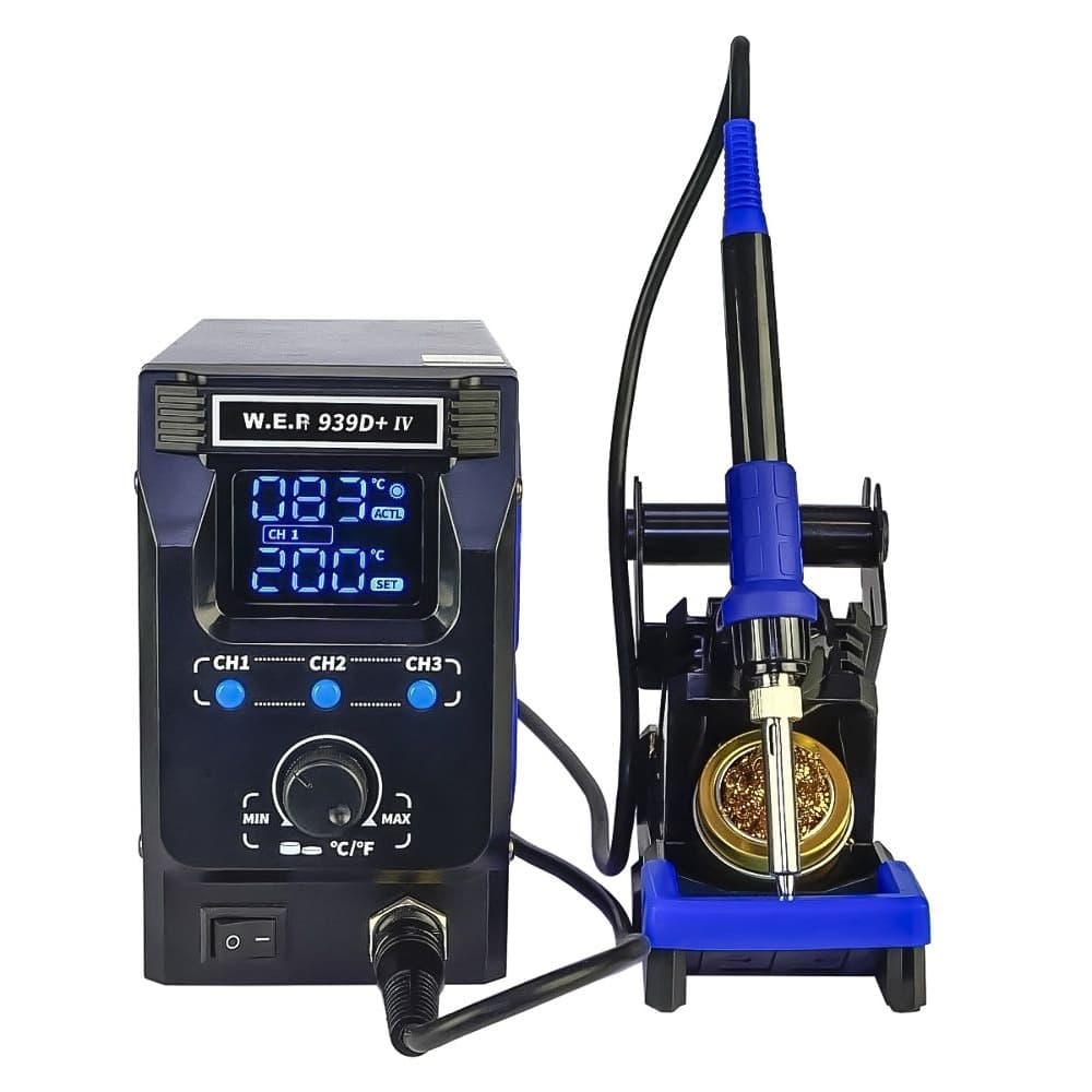 �������� ������� WEP 939D+-IV, ��������, �������� ���������, ������������ Hakko, 3 ������ ������, 60 W, t 200-480 C | �������� 6 ���.