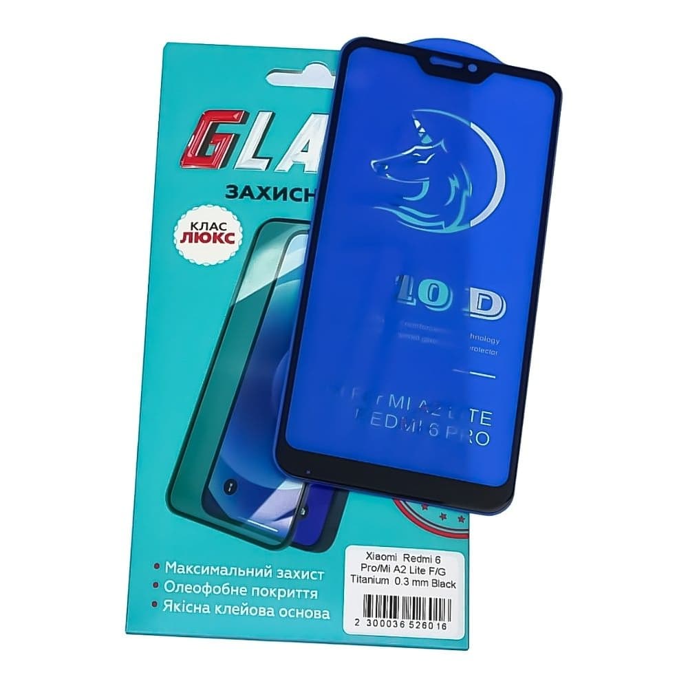 ������� ���� Xiaomi Mi A2 Lite, Redmi 6 Pro, M1805D1SG, �����, ����, 0.3 ��, Titanium, iNobi, Full Glue, ���� �� ��� ��������, ������ � ������ | ���������� �������� ������