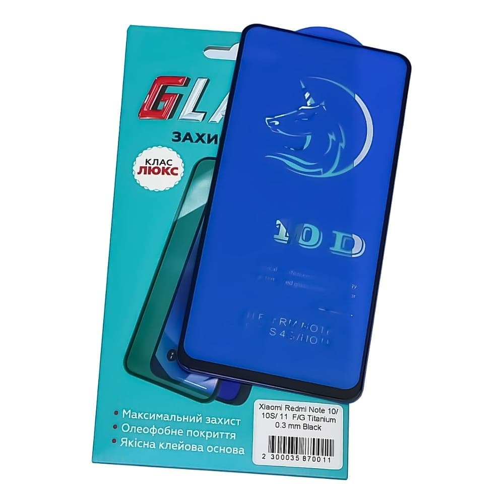 ������� ���� Xiaomi Poco M5s, Redmi Note 10, Redmi Note 10S, Redmi Note 11, �����, ����, 0.3 ��, 2.5D, Titanium, iNobi, Full Glue, ���� �� ��� ��������, ������ � ������ | ���������� �������� ������