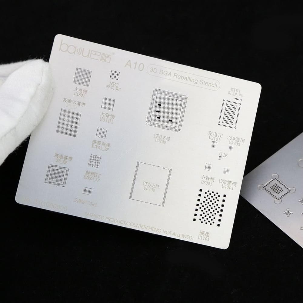 3D BGA-трафарет A10 для Apple iPhone 7, iPhone 7 Plus