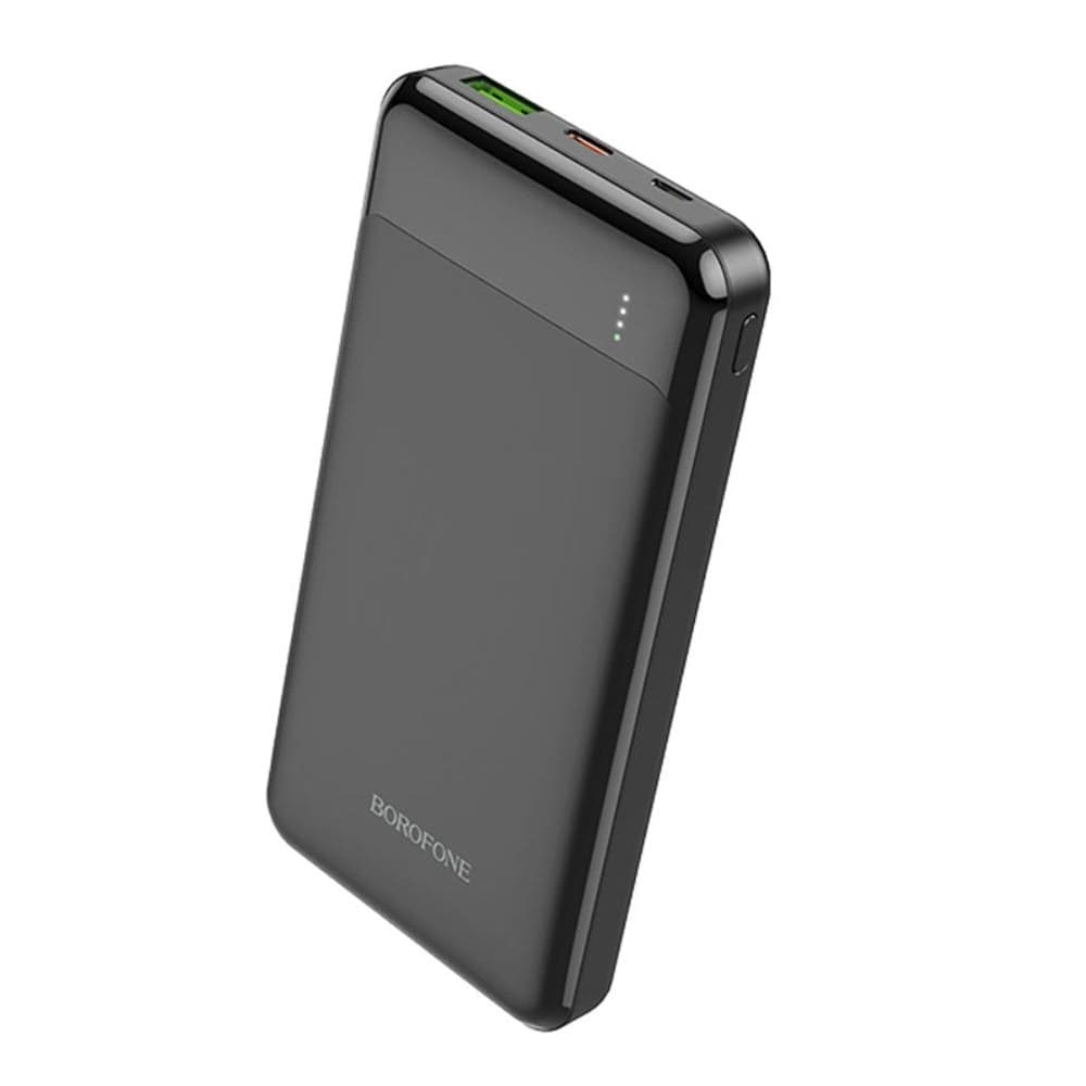 Power bank Borofone BJ19, 10000 mAh, Power Delivery (20 Вт), Quick Charge 3.0, чорний