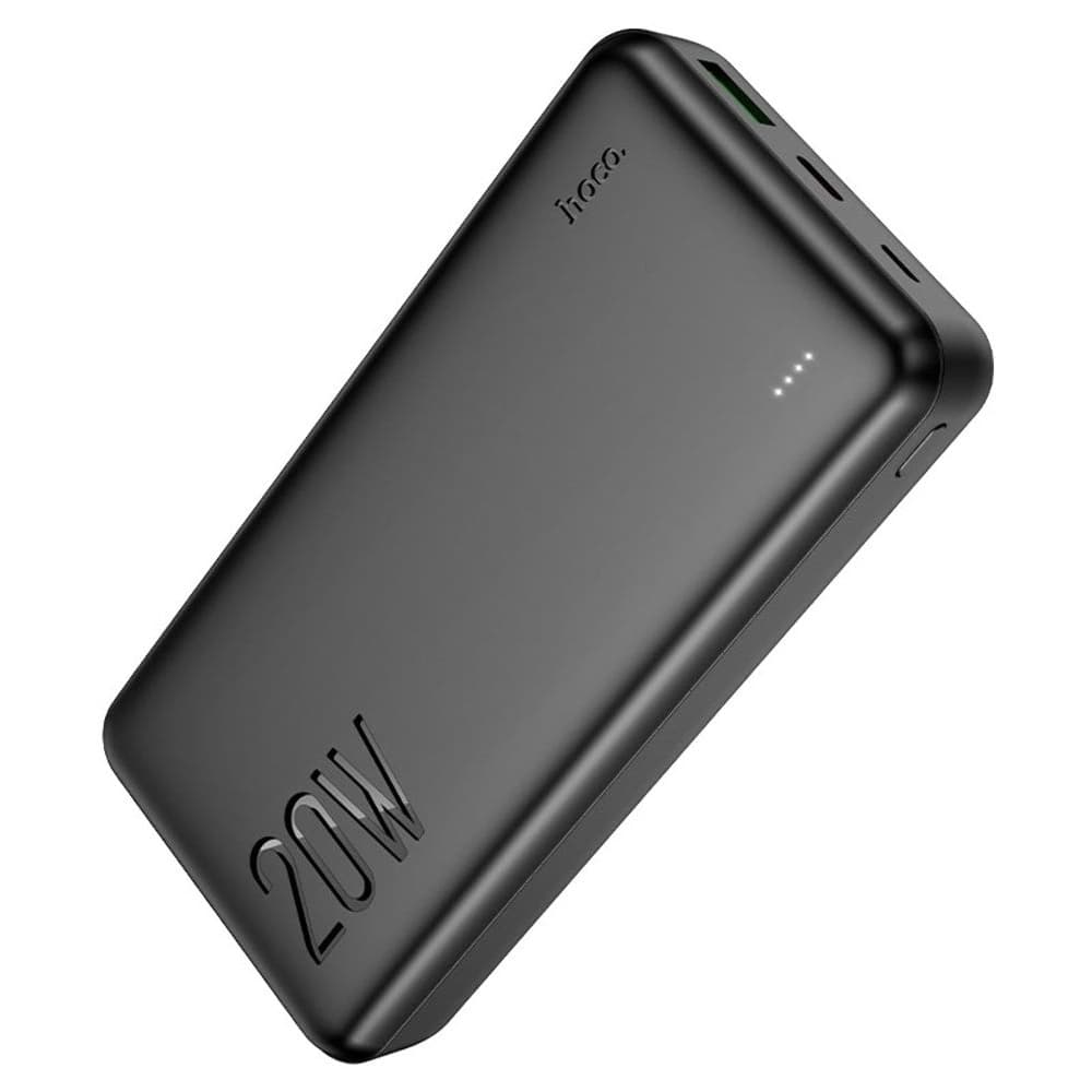 Power bank Hoco J87A, 20000 mAh, Power Delivery, 20 Вт, Quick Charge 3.0, чорний