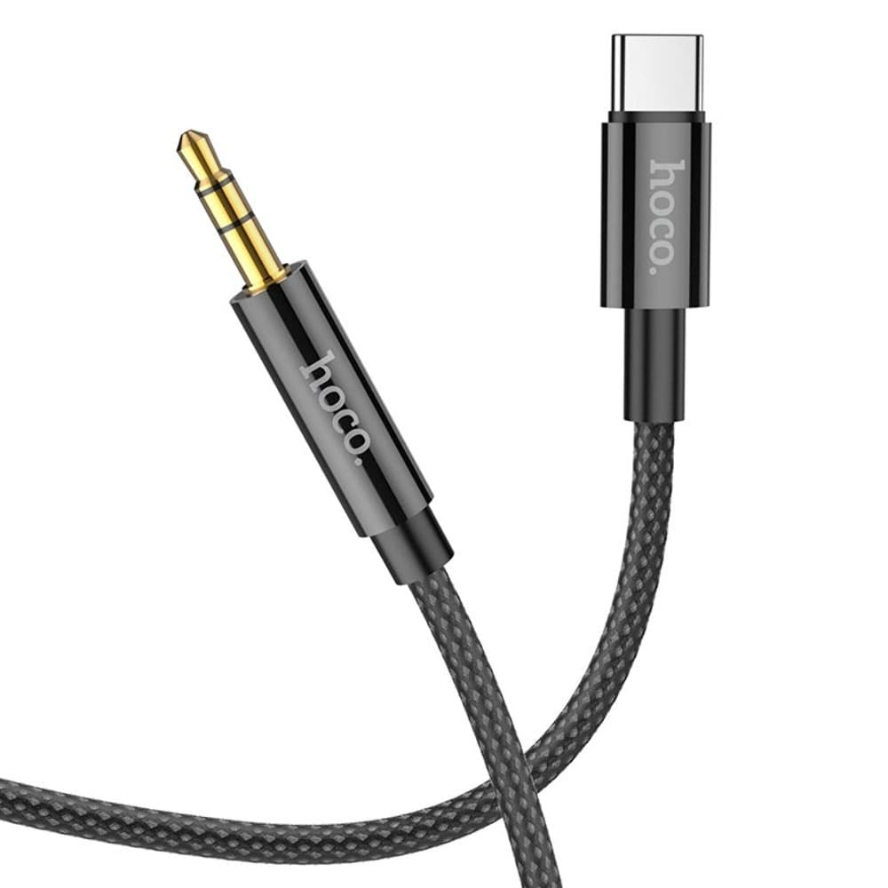 AUX-USB-������ Hoco UPA19, Type-C �� Jack 3.5, 100 ��, ������