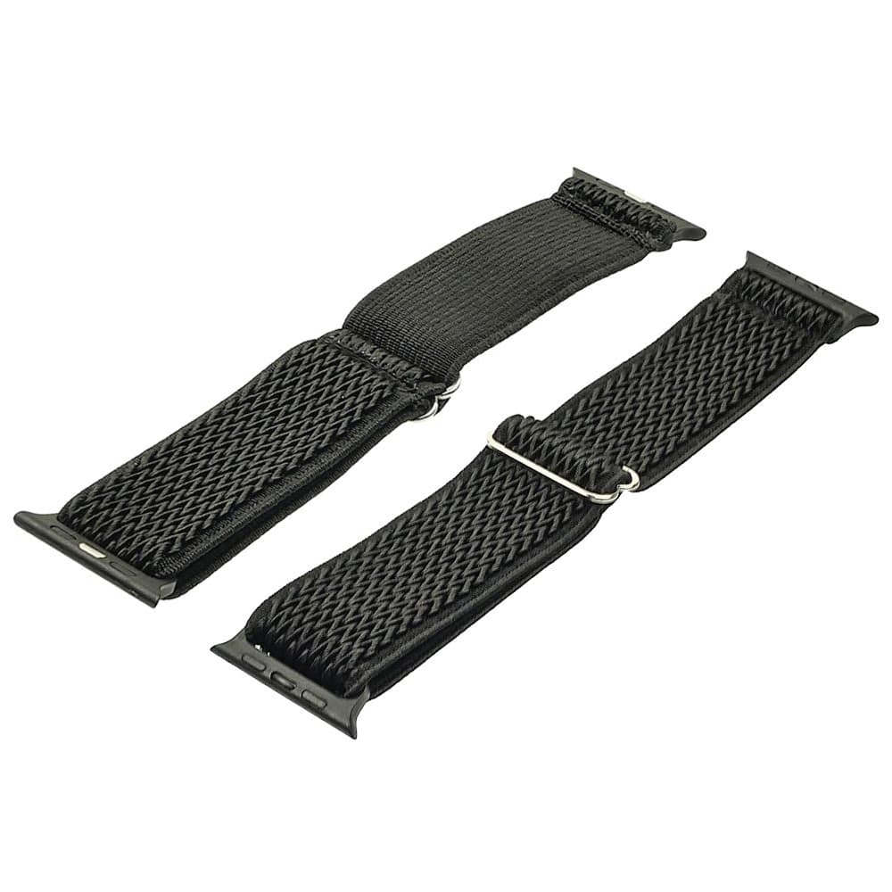Ремешок нейлоновый для Apple Watch 42/ 44 мм, чорний, один розмір