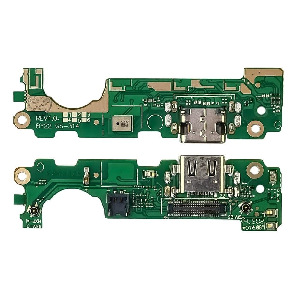 Плата зарядки Sony H4413 Xperia XA2 Plus, шлейф коннектора зарядки, с микрофоном, High Copy
