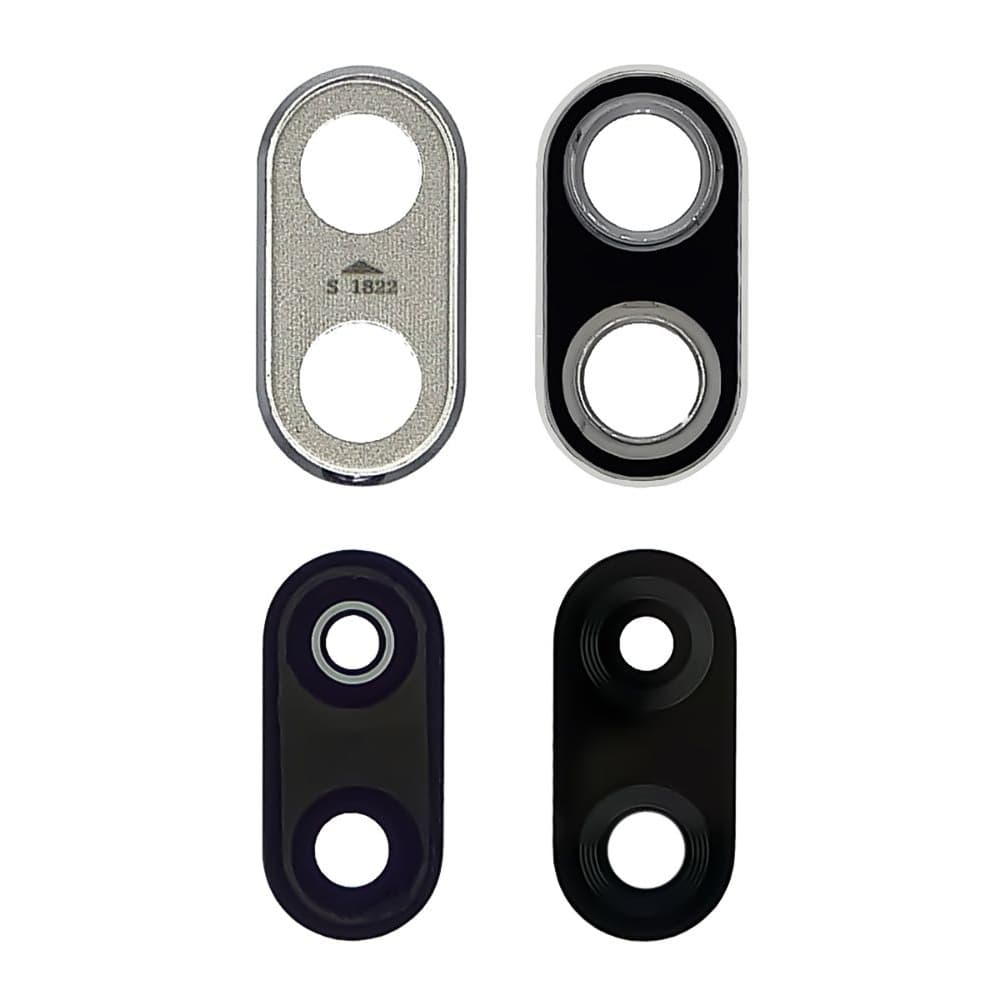 Стекло камеры Huawei Nova 3i, P Smart Plus, черное, серебристое, с ободком корпуса, Original (PRC)