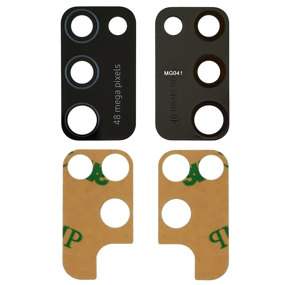 Стекло камеры Samsung SM-A415 Galaxy A41, черное, Original (PRC)