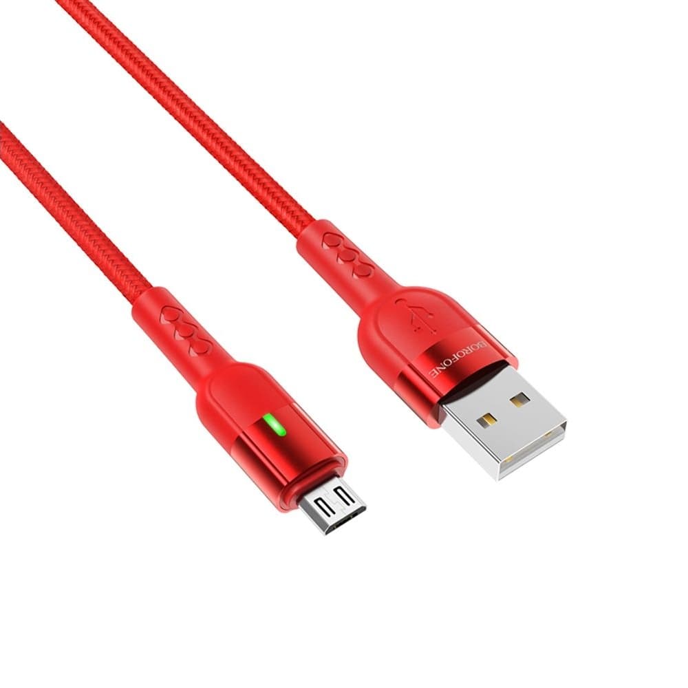 USB-������ Borofone BU17, Micro-USB, 120 ��, 2.4 �, � �����������, �������