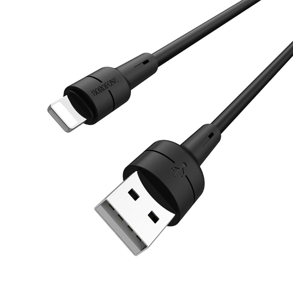 USB-������ Borofone BX30, Lightning, 2.4 �, 100 ��, ������