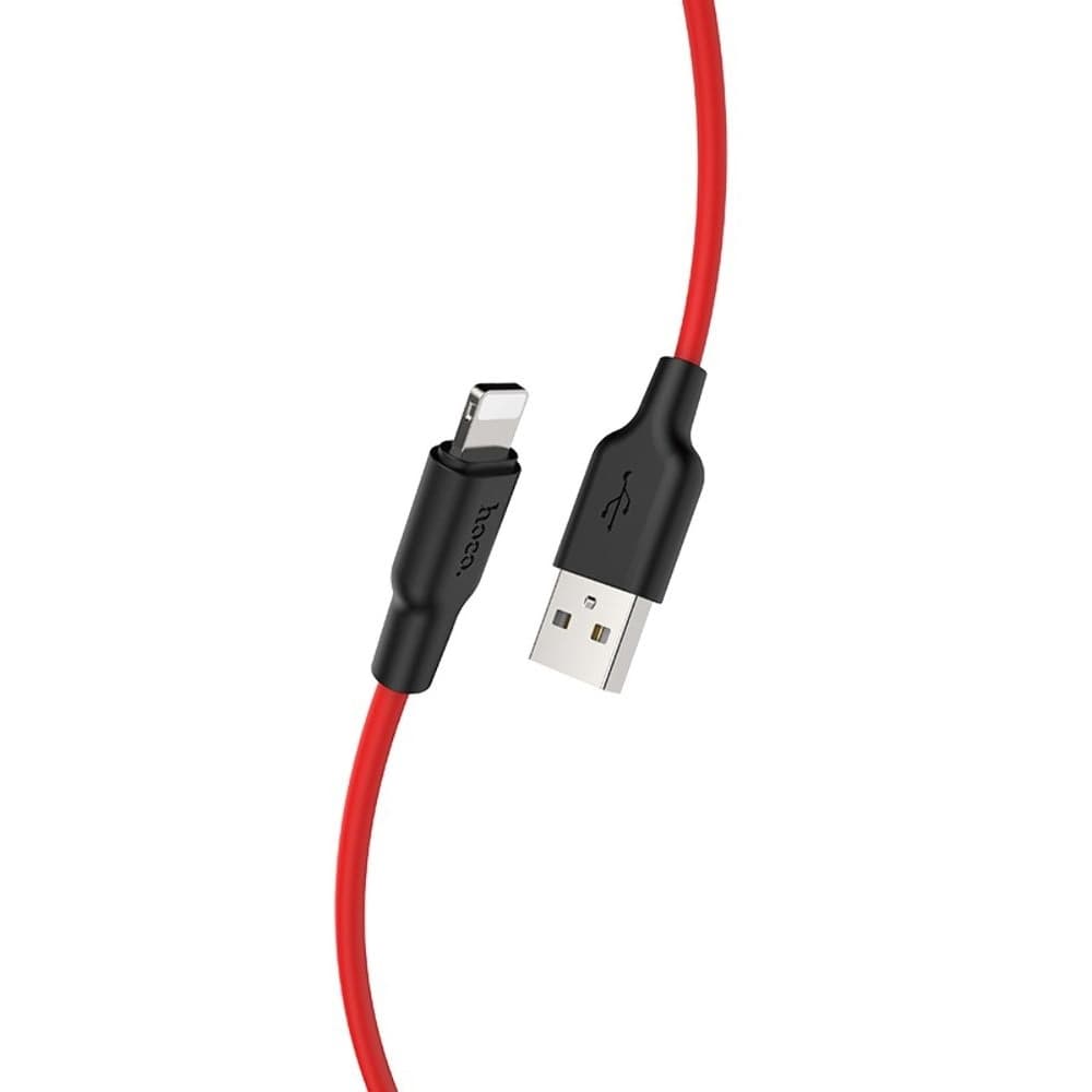 USB-������ Hoco X21 Plus, Lightning, 2.4 �, 100 ��, �������